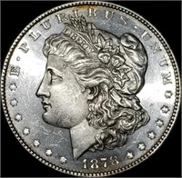 1878 8TF Proof Like US Morgan Silver Dollar Gem BU