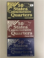 2003 State Quarters p,D, & gold Edition