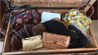 10 Vintage Handbags -Various Makers, Designs, Ages