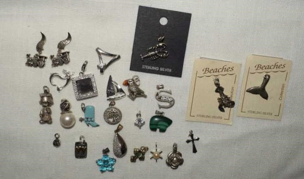 Sterling Charms & Pendants