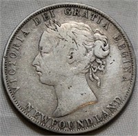 Canada Newfoundland 50 Cents 1898 Obv 1 Large W