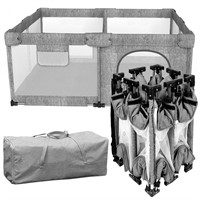 Dearlomum Foldable Baby Playpen,Collapsible Plaype