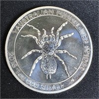 2015 Australia 1 oz Silver Funnel-Web Spider