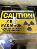 SmartSign Plastic Sign, Legend"Caution: X-Ray