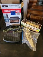 GEORGE FOREMAN GRILL, ELECTRIC KNIVES