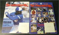 Lot of 2 1989 Toronto Blue Jays Scorebook Magazine