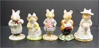 Five various Royal Doulton Brambly Hedge figurines