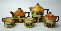 Vintage five piece Beswick 'Cottage' tea set