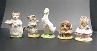 Five various Beswick Beatrix Potter figurines