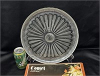 COMET SATINIERT 12" GLASS TRAY OR CAKE PLATE