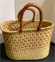 Boga Ghana African market basket - oval shopper