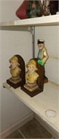 Chalk Fishermen Bookends and More