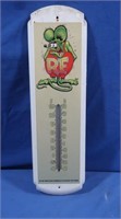 Metal "Rat Fink" Thermometer