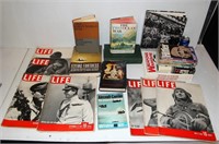 WWII / Military Books & Life Magazines