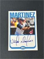 2004 Topps Victor Martinez On Card Auto