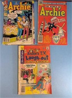 3-Archie comics see pics for titles