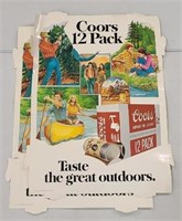 2- Coors Beer Posters 28x20