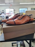 New Belvedere leather ostrich honey colored men's