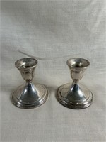 2 Sterling Weighted Candlesticks