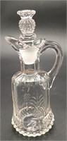 HEISEY “PLANTATION” Oil Bottle