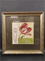 Framed Tulip Art Print