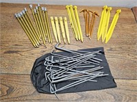 Various TENT PEGS