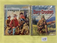 Davy Crockett & Wagon Train book