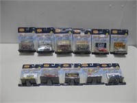 NIP Eleven Assorted Route 66 Die Cast Cars