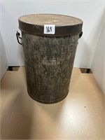 VTG metal bucket pail w/ wood handle