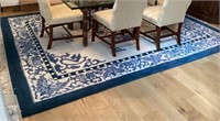10x14 carved wool area rug