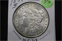 1891-S Morgan Silver Dollar
