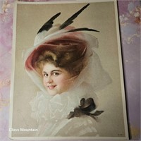 1909 Gray Lith NY Co. Victorian Ladies Artwork