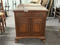 Pair 1 Drawer 2 Door Nightstands, Ex. Cond.