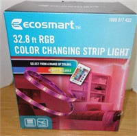 EcoSmart 32.8 Ft. Indoor RGB LED Color Changing St