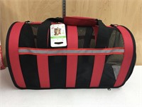 16”x9”x9” soft shell rubbed pet carrier