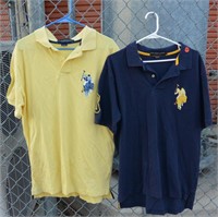 2 US Polo ASSN Shirts Size L