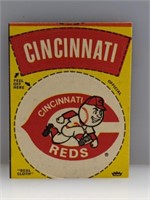 1968 Fleer Cloth Stickers Cincinnati Reds Team