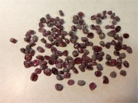 Raw Garnet Gemstones, 193.6 Grams