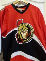 Ottawa Senators jersey.