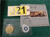 1976 Bicentennial First Day Cover Token