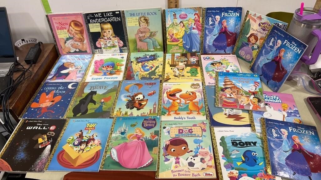 ESTATE AUCTION ADD ON GOLDEN BOOKS