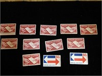 1957 E21 U.S. UNUSED 30 Special Delivery Stamps