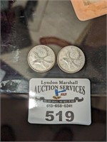 1965 0.25 Cent CDN coins