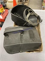 PAIR OF WELDING HELMETS