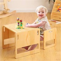 FUNLIO Montessori Weaning Table and Chair Set
