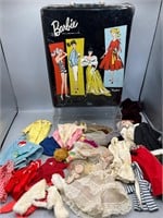 1961 Mattel Barbie case and clothing