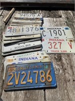 License plates,car parts lot