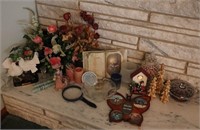 Variety of Decorative Pieces- Glass, Candles++