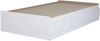 SouthShore Bed Storage Twin White $224 R