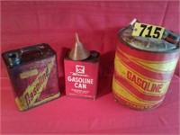 3- gas cans